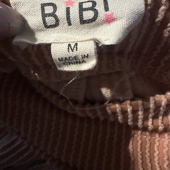 BiBi Ribbed Wide-Leg Jumpsuit in Camel - Picture 11 of 15